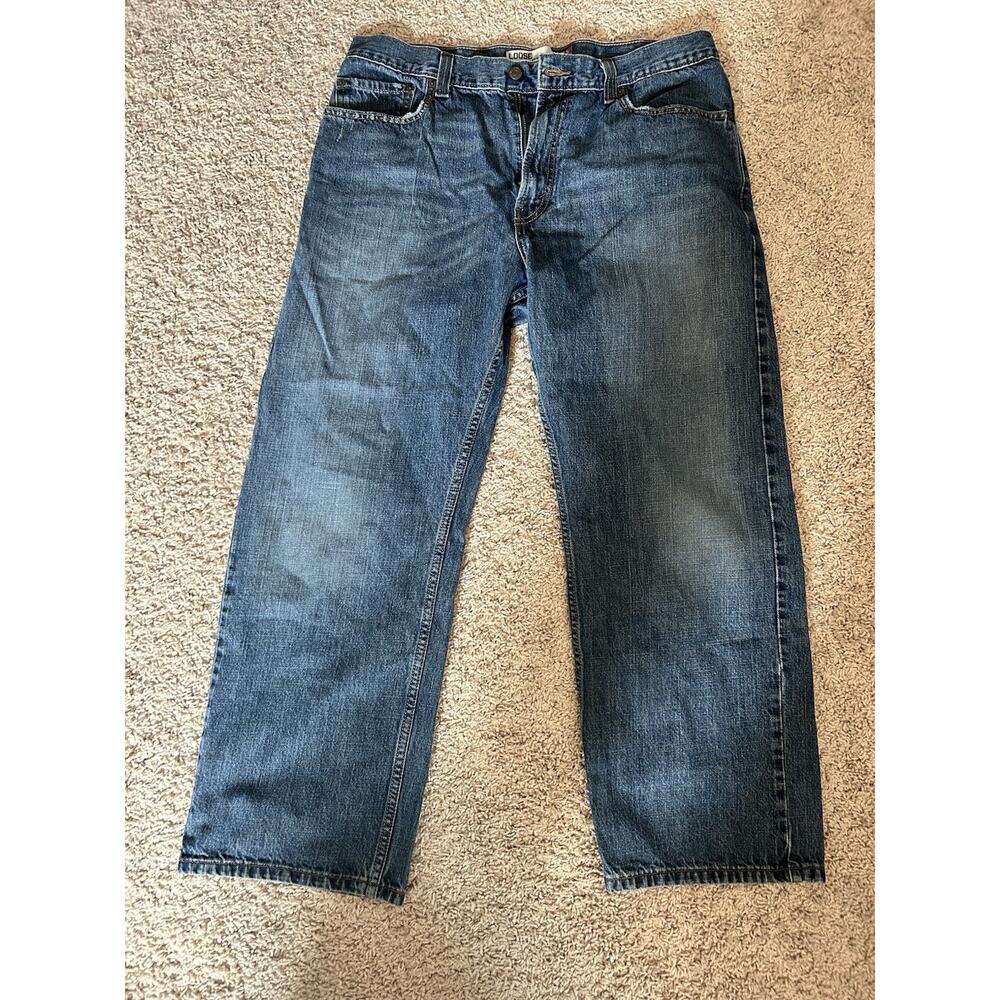 Levi's 569 Jeans Mens 34x30 Loose Straight Fit Cotton Denim Blue